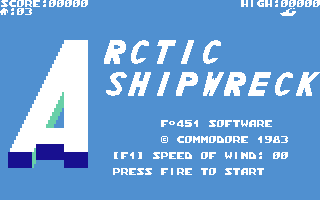 Arctic Shipwreck Title Screen